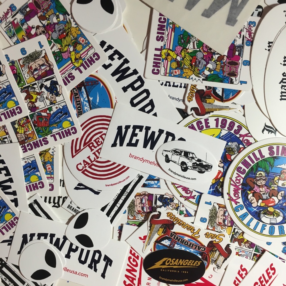 70 RARE Brandy Melville Stickers - Picture 2 of 4